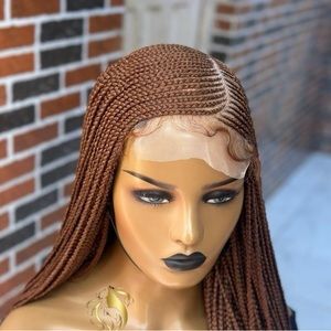 7x7 braided cornrow wig made to order I can customize any color you want .